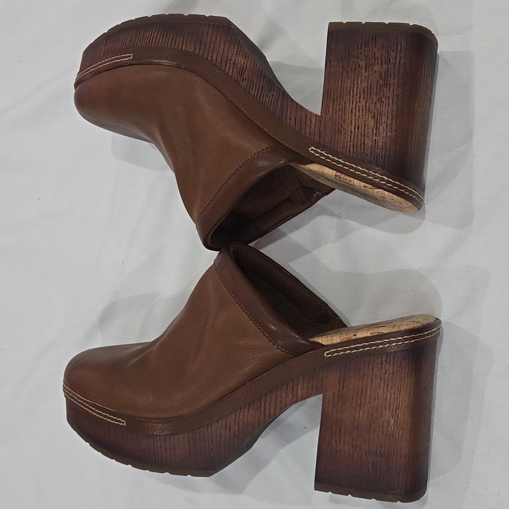 Korks Lori Slip-On Platform Heel Clog Size 10 - image 7